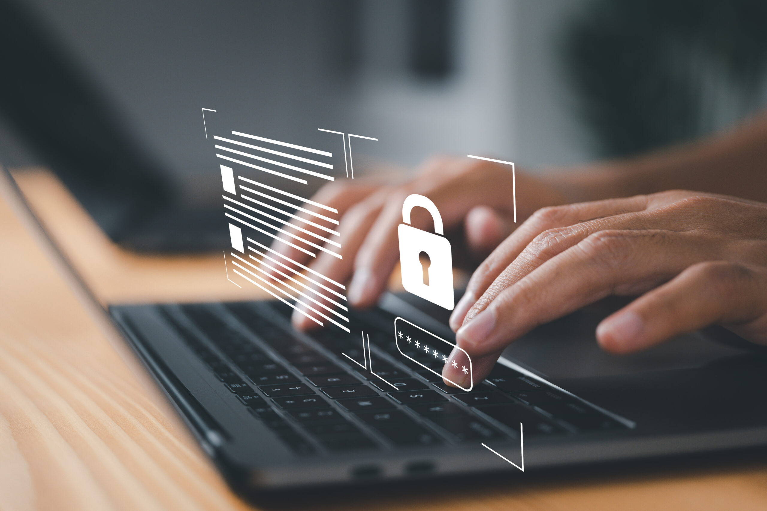 cyber security, the digital crime concept, and data protection f Secure ecommerce online payment solutions for businesses Next Stage Payments